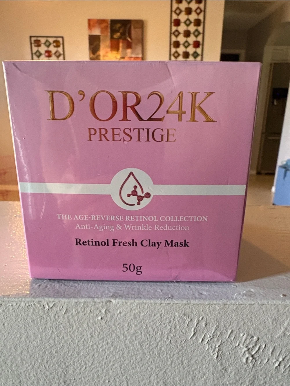 DOR24K Retinol Fresh Clay Mask - Pink